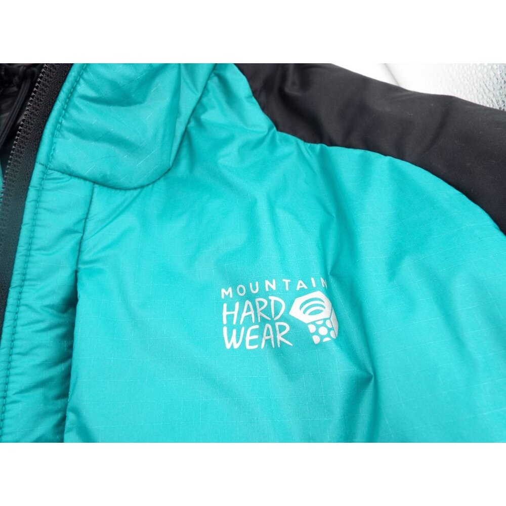 Mountain Hardwear Teal and Black Compressor Alpine Hooded Jacket Size Large NWT - Picture 9 of 14